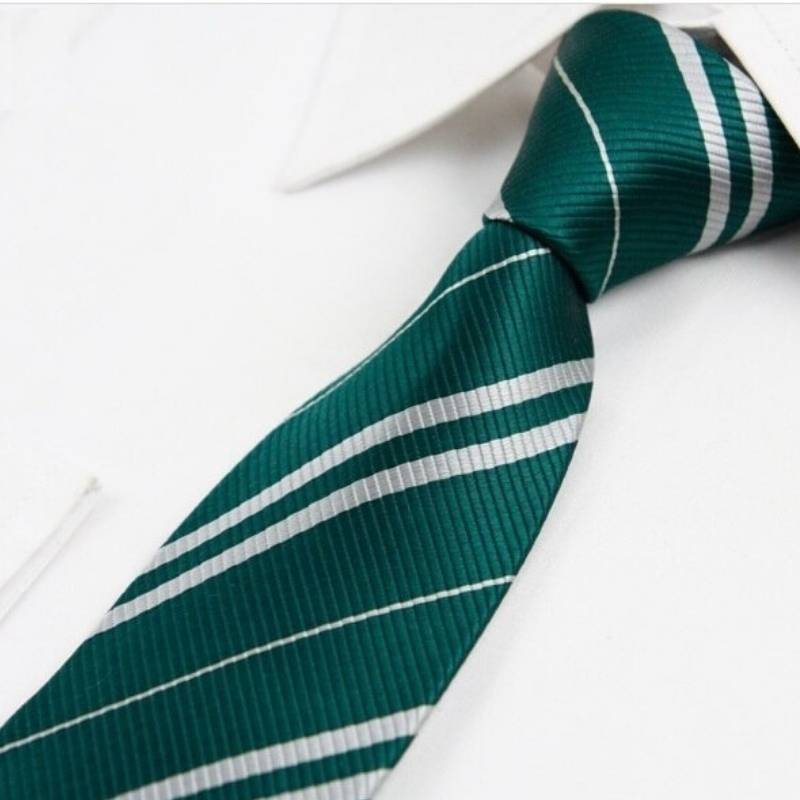 Cravate Harry Potter  Cravate Gentleman Étiqueté Vert