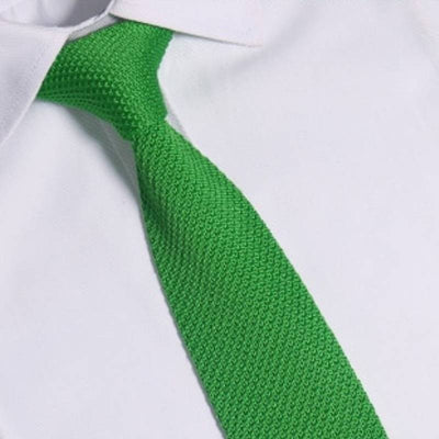 Cravate Tricot Vert